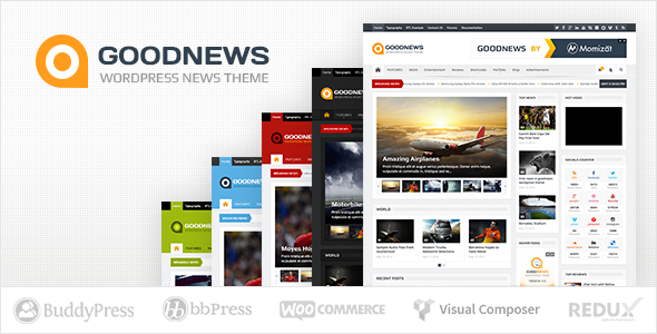 Goodnews 5.4 –Themeforest - Responsive WordPress News-Magazine